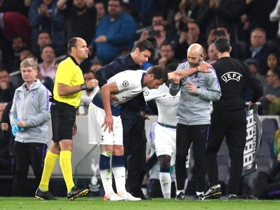 Vertonghen was unable to continue in the Champions League semi-final last season (Getty Images)