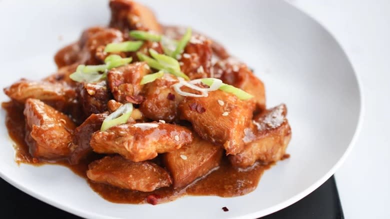 honey garlic chicken