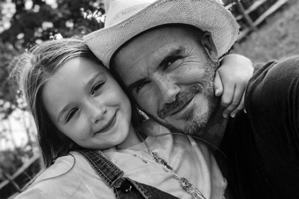 David Beckham continues Valentine's Day celebrations with adorable picture of Victoria and Harper