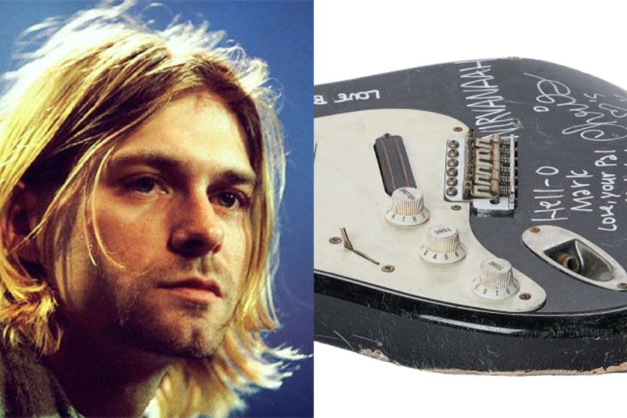 Guitarra destrozada por Kurt Cobain es vendida por 600 mil dólares