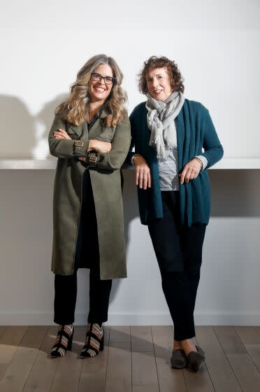 Jennifer Lee, left, and Irene Mecchi, who wrote the librettos for the massive Disney musicals "Frozen" and "The Lion King"