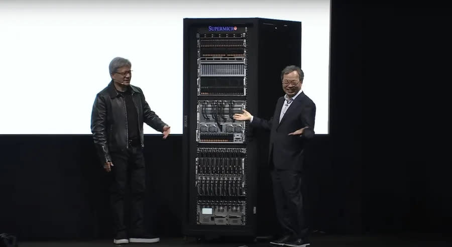 美超微Supermicro COMPUTEX Keynote 圖/YouTube