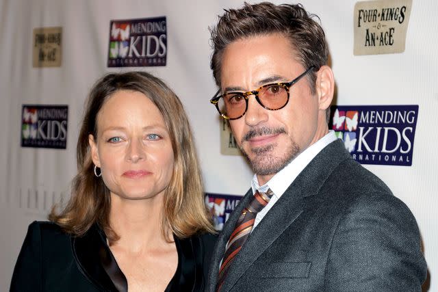 <p>Brian To/WireImage</p> Jodie Foster and Robert Downey Jr.