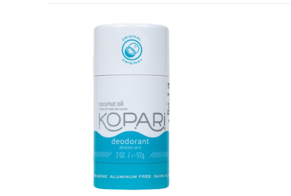 Kopari deodorant, made with coconut oil, is a <a href="https://www.allure.com/review/kopari-coconut-oil-deodorant" target="_blank" rel="noopener noreferrer">favorite among beauty editors</a> for its moisturizing properties and subtle fragrance. <a href="https://www.sephora.com/product/coconut-deodorant-P429518?skuId=2063154&amp;icid2=koparilp_thecollection_us_skugrid_ufe:p429518:product" target="_blank" rel="noopener noreferrer">Get Kopari deodorant from Ulta for $14</a>