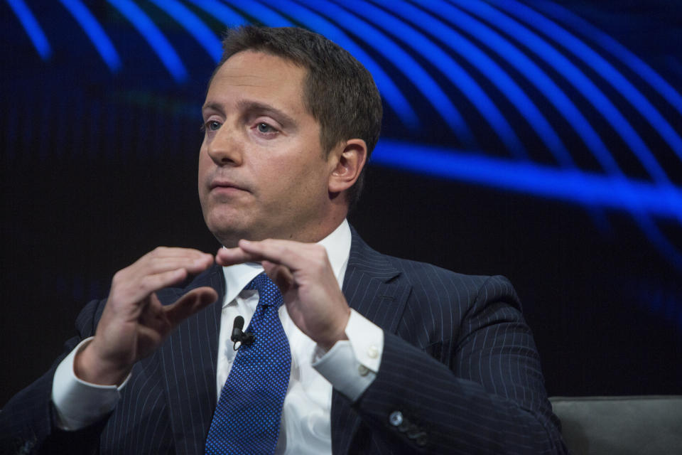 Carson Block, chief investment officer of Muddy Waters Capital LLC, speaks during the Bloomberg Invest Summit in New York, U.S., on Tuesday, June 5, 2018. The summit brings together influential and innovative figures in investing for an in-depth exploration of the challenges and opportunities posed by a rapidly changing financial landscape. Photographer: Victor J. Blue/Bloomberg via Getty Images