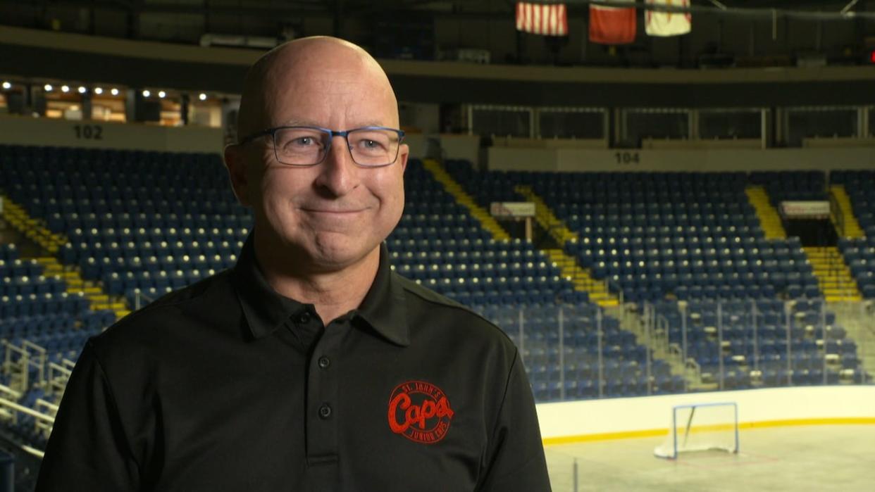 Steve Callahan is the head coach of the St. John's Junior Capitals. Callahan says the team is already getting support from businesses after the team announced its move into Mary Brown's Centre for next year.  (Mark Cumby/CBC - image credit)