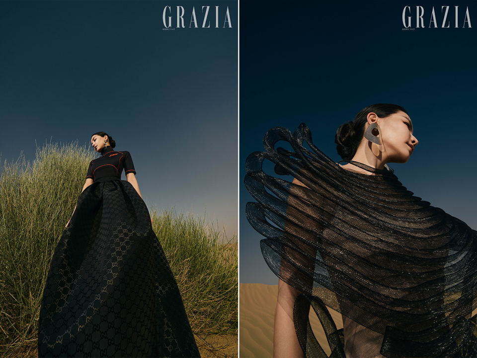 Tia Lee for Grazia Middle East, December 2023. Photo: Grazia Middle East