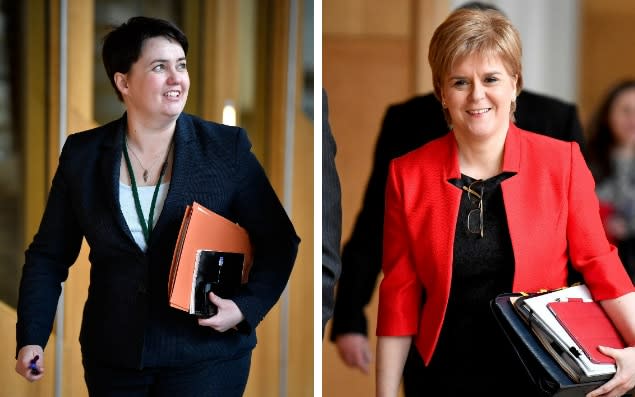 There was a fiery debate in Holyrood today - Getty/Reuters