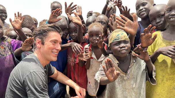 PHOTO: David Muir and his team traveled to South Sudan to report on another front line of the climate crisis, with more than 1 million people now facing severe food insecurity due to the worst floods here since the 1960s, according to the United Nations. (Jimmy Gillings/ABC News)
