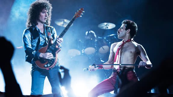 Best Picture nominee "Bohemian Rhapsody" starring Gwilym Lee and Rami Malek.