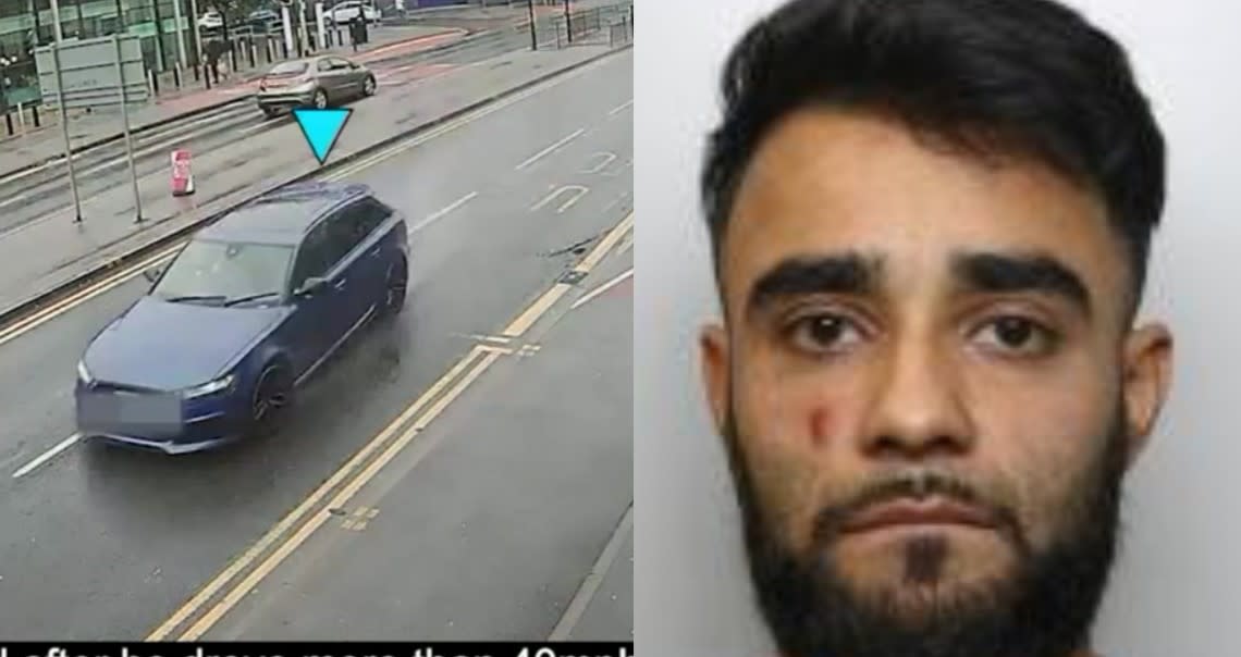 Kamran Khan, 29, was driving a high-performance Audi RS6 when he crashed. (SWNS)