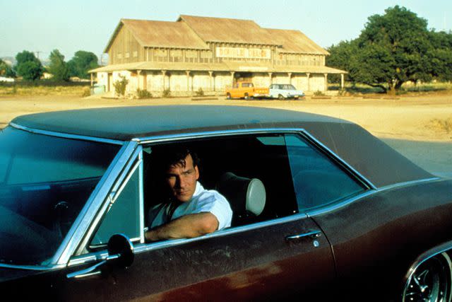 <p>Moviestore/Shutterstock</p> Patrick Swayze in 'Road House'