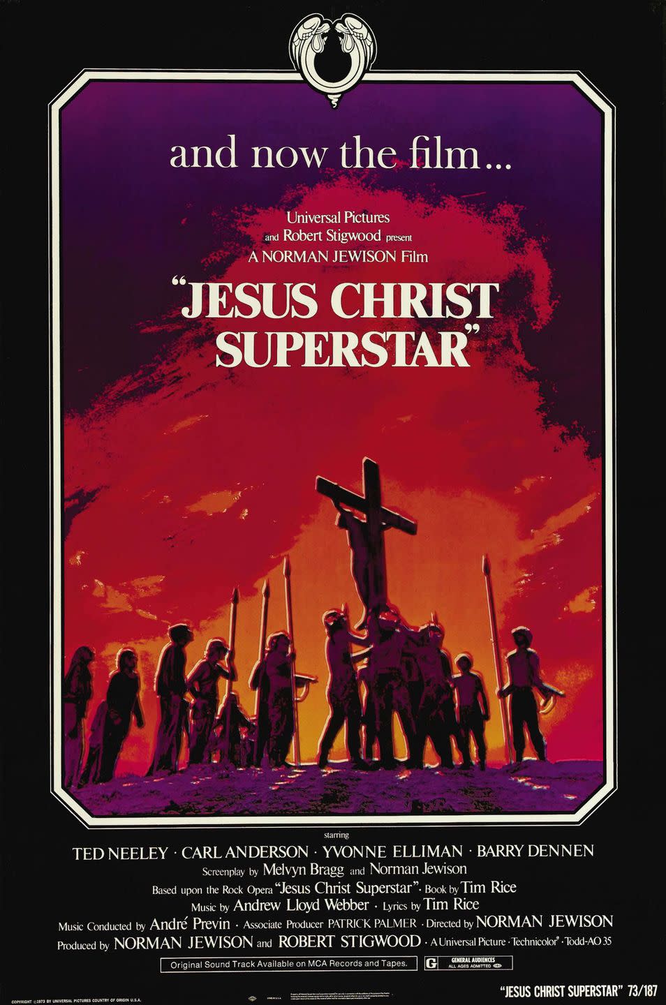 <p>Andrew Lloyd Webber's retelling of the story of Jesus in his final days set to a rock score is admittedly not an easy sell. You'll probably change your tune sometime in the middle of "Heaven on Their Minds," however. </p><p><a class="link " href="https://www.amazon.com/Jesus-Christ-Superstar-Ted-Neeley/dp/B0036DJLJY/ref=sr_1_4?tag=syn-yahoo-20&ascsubtag=%5Bartid%7C10063.g.34344525%5Bsrc%7Cyahoo-us" rel="nofollow noopener" target="_blank" data-ylk="slk:WATCH NOW;elm:context_link;itc:0;sec:content-canvas">WATCH NOW</a></p>