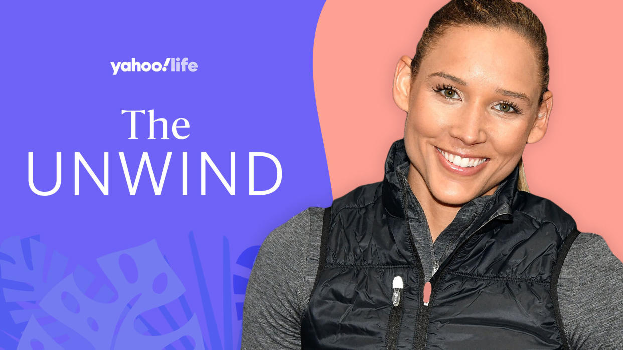 Lolo Jones on her new book, dealing with setbacks and the power of Adam Sandler films. (Photo: Getty Images; designed by Quinn Lemmers)