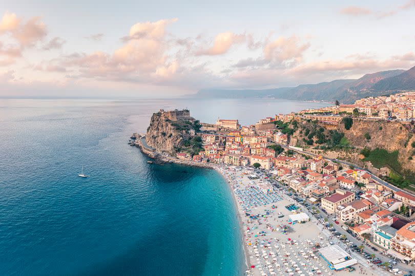 The beach in Scilla, Calabria region