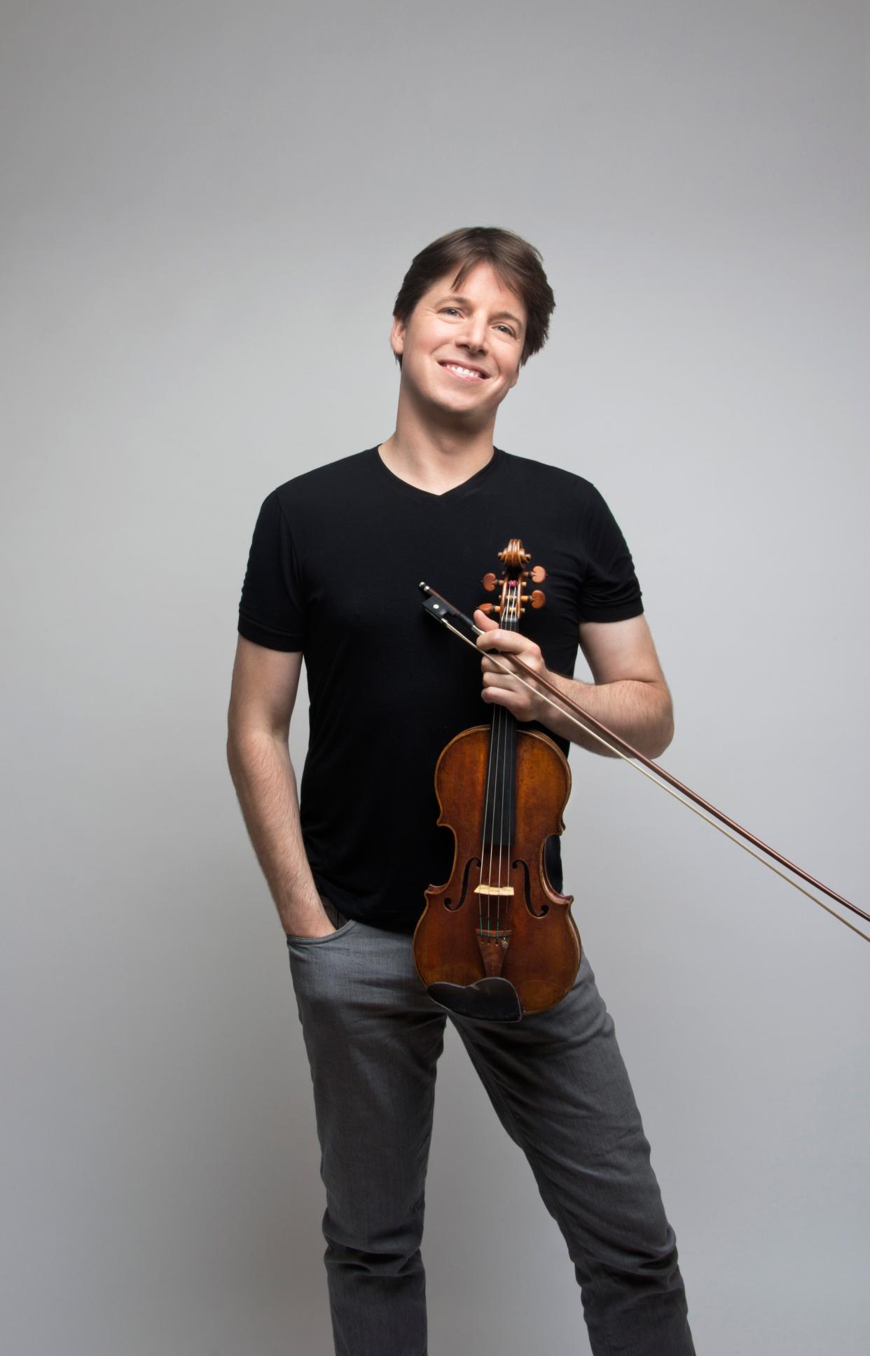 Violinist Joshua Bell performs with the Palm Beach Symphony on April 16.
