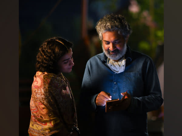 Alia Bhatt, SS Rajamouli (Image source: Twitter)