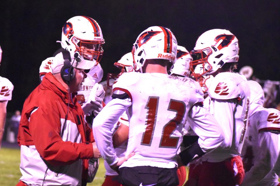 The Coldwater Cardinals saw Parma Western score 51 unanswered points Friday night to pull away for victory in the final regular season game for both teams