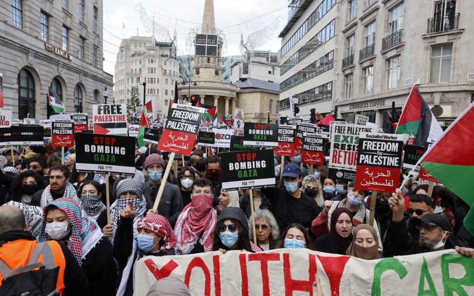 London's Palestinian solidarity march