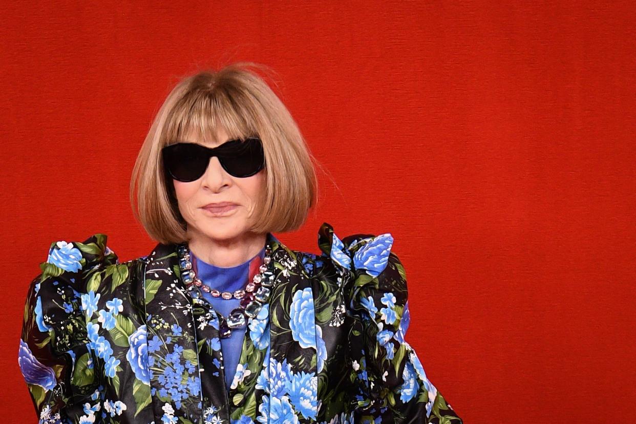 Editor in Chief of Vogue and Global Chief Content Officer for Conde Nast Anna Wintour on Oct. 2, 2021.