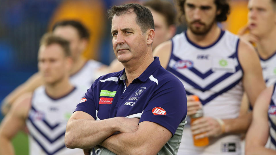 “Andrew Brayshaw was king-hit 100m off the ball,” Ross Lyon said. Pic: Getty