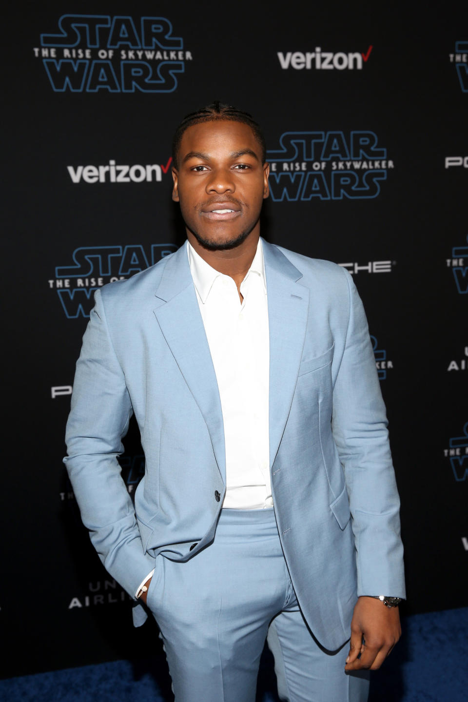 Boyega at the premiere for "Star Wars: The Rise of Skywalker" in 2019