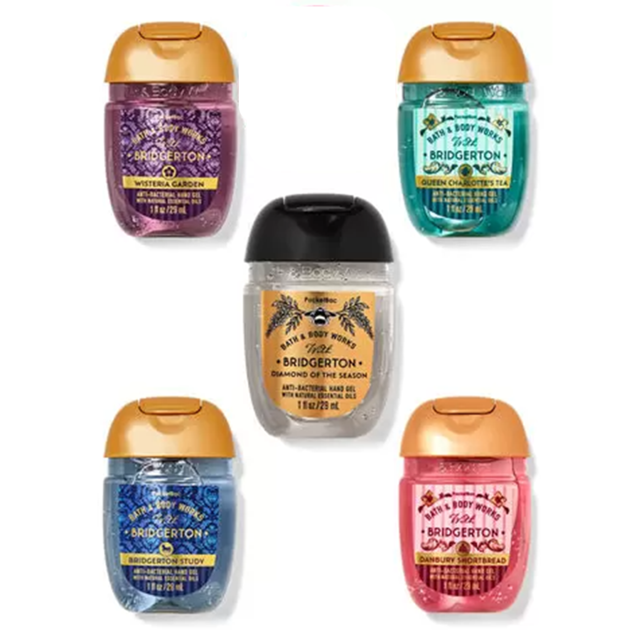 <p><a href="https://go.redirectingat.com?id=74968X1596630&url=https%3A%2F%2Fwww.bathandbodyworks.com%2Fp%2Fbridgerton-buzz-worthy-faves-pocketbac-hand-sanitizers-5-pack-025501108.html&sref=https%3A%2F%2Fwww.goodhousekeeping.com%2Flife%2Fmoney%2Fa60187069%2Fbath-and-body-works-bridgerton-fragrance-collection-2024%2F" rel="nofollow noopener" target="_blank" data-ylk="slk:Shop Now;elm:context_link;itc:0;sec:content-canvas" class="link rapid-noclick-resp">Shop Now</a></p><p>Bridgerton PocketBac Hand Sanitizers, 5-Pack</p><p>$8.00</p>