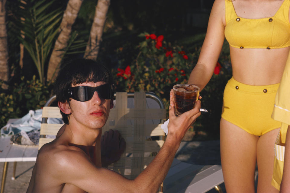 George Harrison on Miami Beach in February 1964