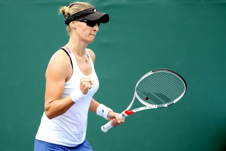 Mirjana Lucic-Baroni of Croatia is enjoying an unexpected upturn in her fortunes, powering to a 6-0, 6-3 win over Agnieszka Radwanska at the Miami Open