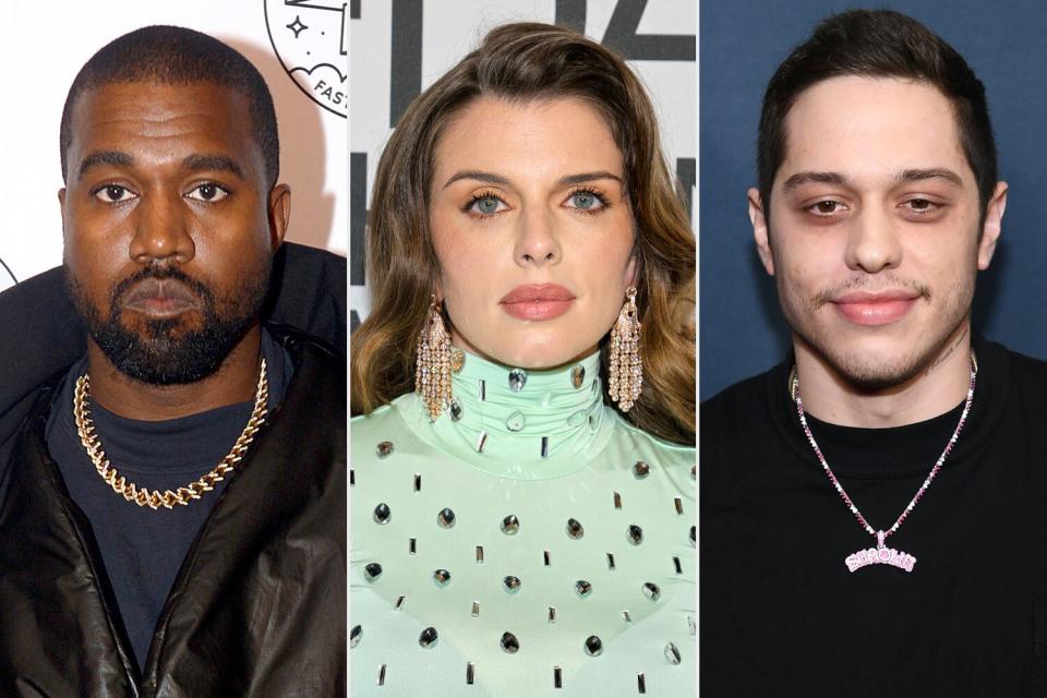 Kanye West; Julia Fox; Pete Davidson