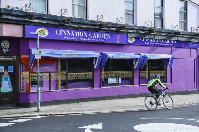 The Cinnamon Garden Restaurant in Bretonside from the outside