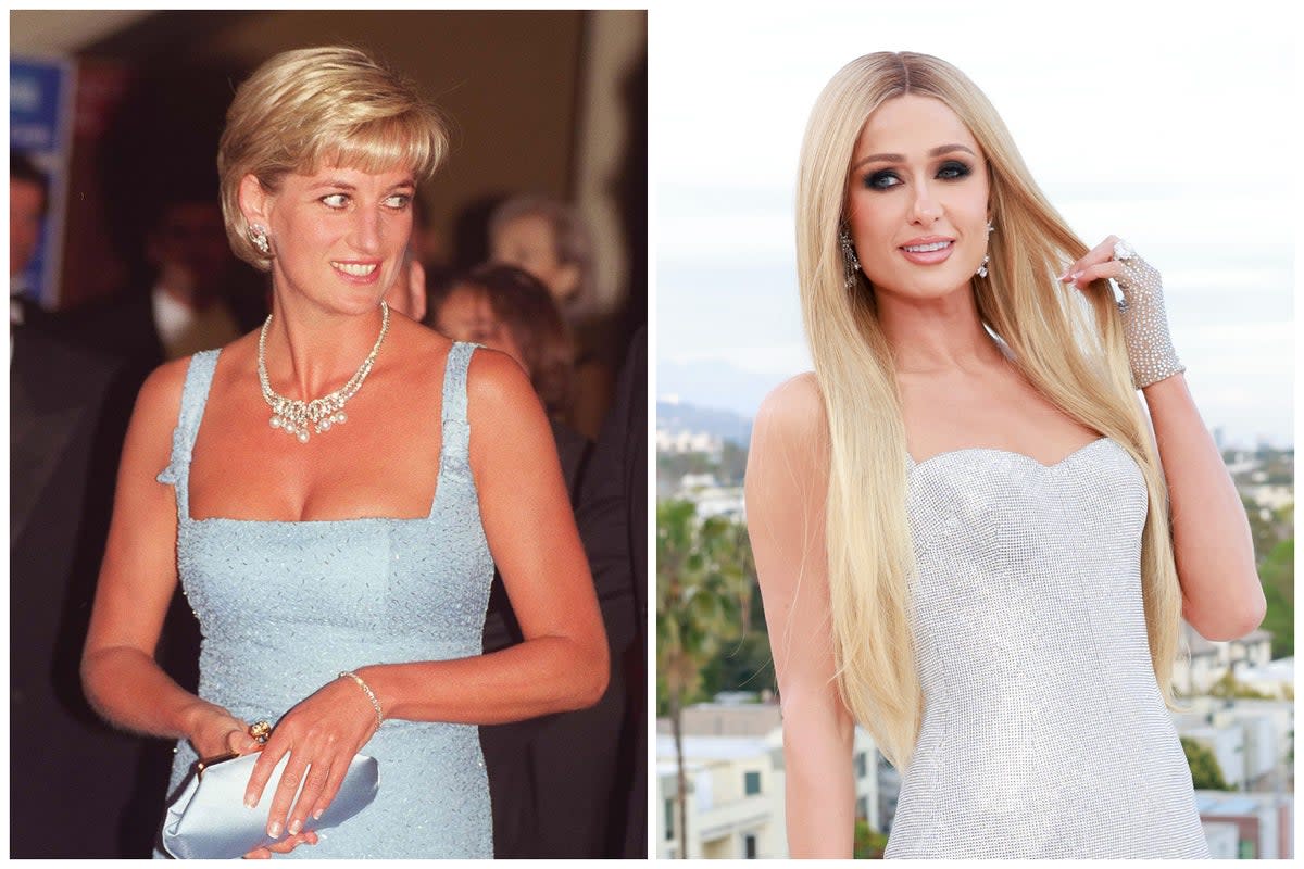 Princess Diana and Paris Hilton  (ES Composite)