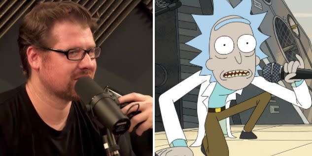 "Rick and Morty" co-creator Justin Roiland, who voices the character of Rick Sanchez, prank called Joel Osteen's church to&nbsp;surprising results. (Photo: YouTube/Adult Swim)