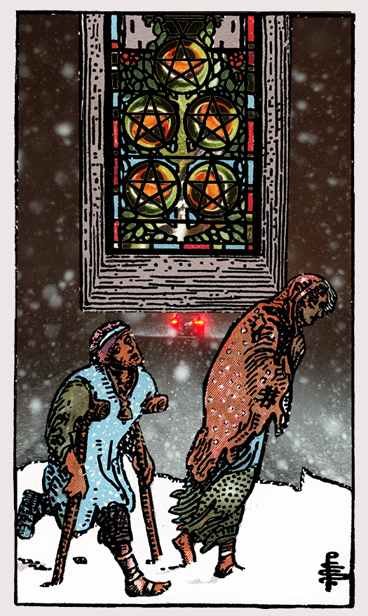 5 of pentacles