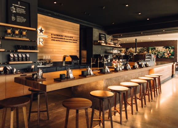 Starbucks Reserve coffee bar