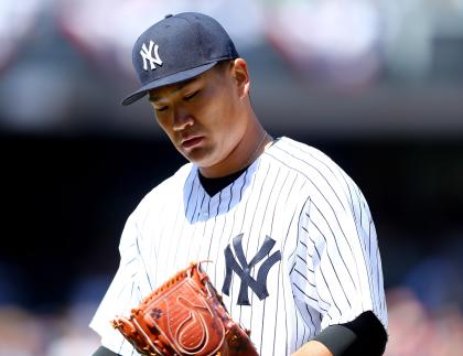 Masahiro Tanaka allowed four earned runs in four innings Monday. (Getty)