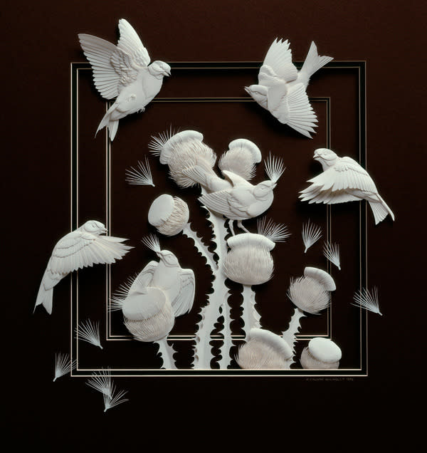 14. Calvin Nicholls’s wild paper sculptures