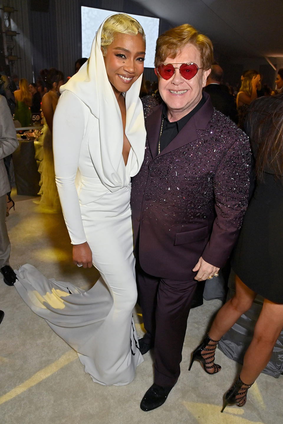 Tiffany Haddish and Elton John