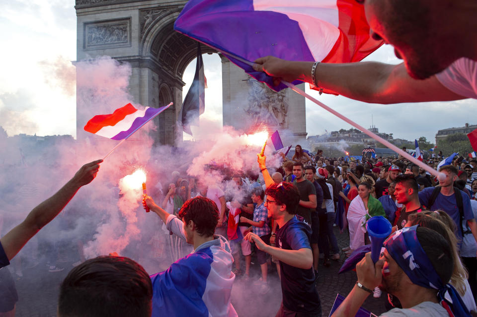 <p>Frankreich ist Weltmeister – und in der Hauptstadt Paris drehten alle durch. Wirklich alle! </p>