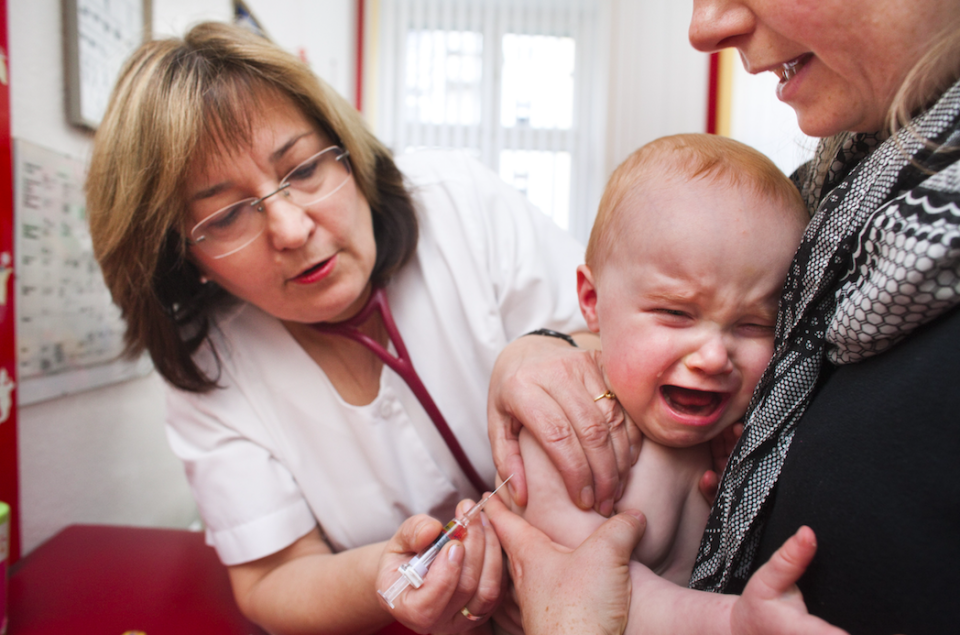 <em>Some 58% of confirmed cases have been among children aged 15 and younger, who missed out on their MMR vaccine when they were younger (Rex/stock photo)</em>