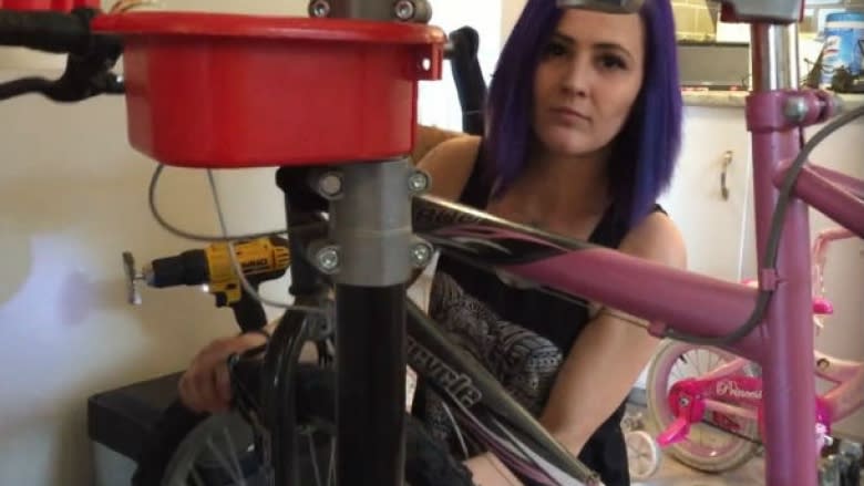 Woman fixes hundreds of bikes in her kitchen and gives them to Calgary kids