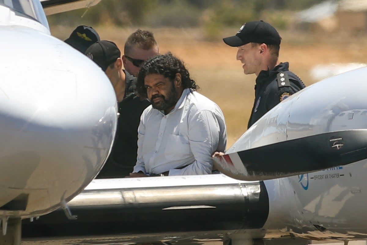 Terence Kelly being taken into custody  (Getty Images)