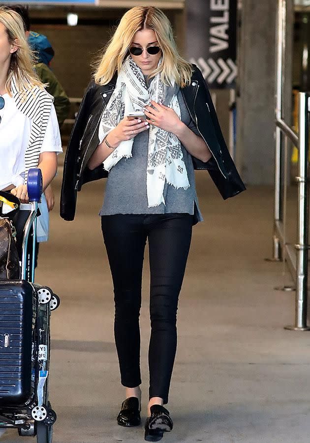 Karl's rumoured girlfriend Jasmine jetted into Sydney last week. Source: Diimex