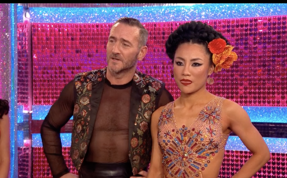 Will Mellor and Nancy Xu on ‘Strictly Come Dancing’ (BBC)