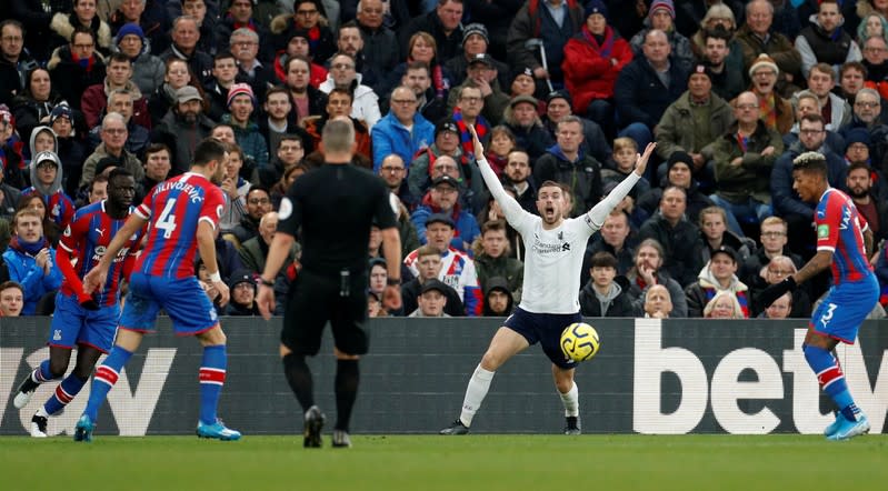 Premier League - Crystal Palace v Liverpool