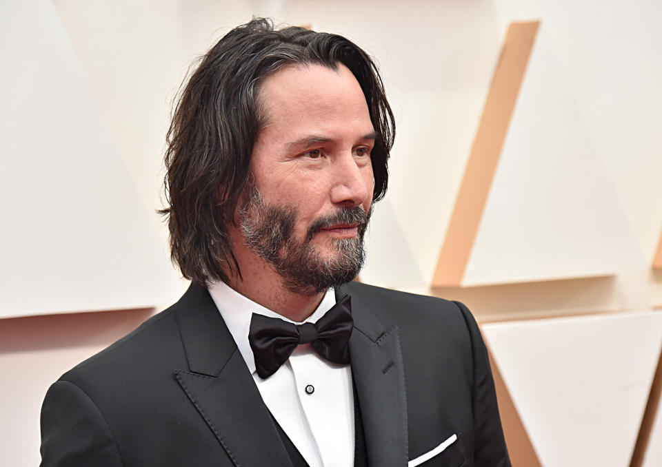 HOLLYWOOD, CALIFORNIA - FEBRUARY 09: Keanu Reeves attends the 92nd Annual Academy Awards at Hollywood and Highland on February 09, 2020 in Hollywood, California. (Photo by Jeff Kravitz/FilmMagic)