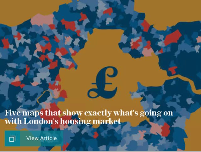 Five maps that show exactly what's going on with London's housing market