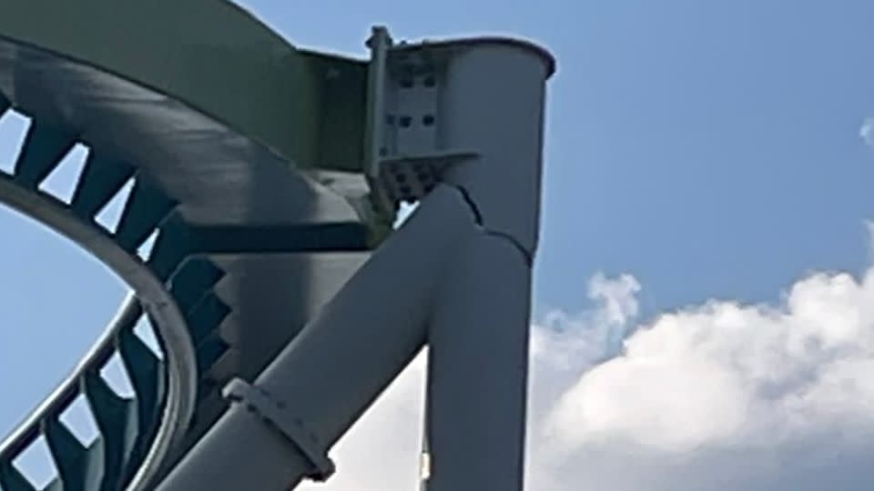 The Fury 325 remains shuttered at the Carowinds amusement park.  - Courtesy Jeremy Wagner