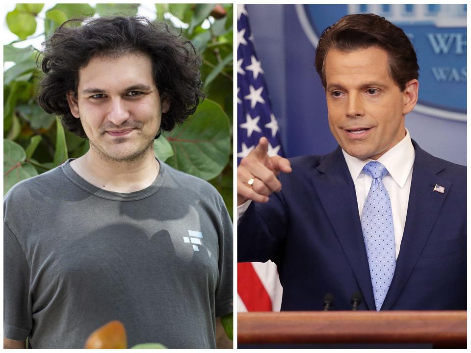 Sam Bankman-Fried and Anthony Scaramucci