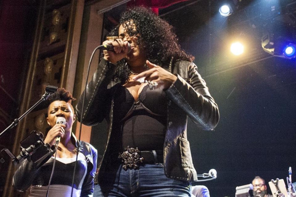 NEW YORK, NY - APRIL 4: Performers take the stage at New York City's Webster Hall at a benefit concert for funk pioneer Bernie Worrell in New York city on Monday, April 4, 2016. (Photo by Sara Boboltz/Huffington Post) *** Local Caption ***